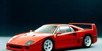 Ferrari F40: estrela do Salão de 1990  Foto: Ferrari/Divulgação