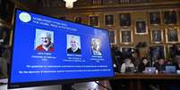 Anúncio dos ganhadores do Nobel de Física  Foto: ANSA / Ansa - Brasil
