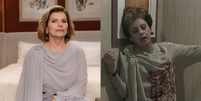 Debora Bloch e Beatriz Segall interpretaram Odete Roitman  Foto: Beatriz Damy/Globo e reprodução/Globo