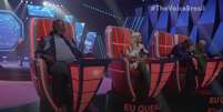 O 'The Voice Brasil', no SBT, decepcionou no Ibope, ficando em 3º lugar no ranking, sem ameaçar a Record em nenhum momento  Foto: Reprodução/TV