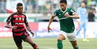 Flamengo venceu o Palmeiras por 2 a 0, no Allianz Parque –  Foto: Adriano Fontes/Flamengo / Jogada10
