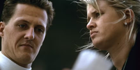 Schumacher e sua esposa Foto: Getty Images