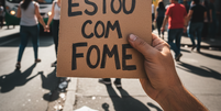 Apesar da queda em 2024, 18,9 milhões de lares brasileiros ainda vivem com insegurança alimentar  Foto: Gemini 