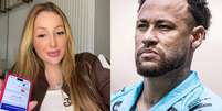 Eita! Garota de programa do caso com Neymar surge com grávida com teste de DNA / Reprodução  Foto: Mais Novela