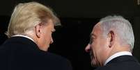 Ombro a ombro - Donald Trump e Benjamin Netanyahu  Foto: Getty Images / BBC News Brasil
