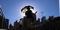 Registro de dia de forte calor na cidade de S&atilde;o Paulo.  Foto: Daniel Teixeira/Estad&atilde;o - 17/02/2025 / Estad&atilde;o