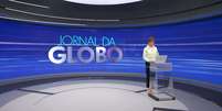 O tradicional telejornal de fim de noite da Globo chegou a ficar mais de 2 pontos atrás de 'A Fazenda', em vários momentos, segundo a aferição prévia de audiência  Foto: Reprodução/TV