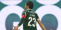 Veiga participou de três gols da goleada alviverde –  Foto: Cesar Greco/Palmeiras / Jogada10