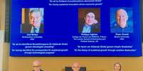 O Pr&ecirc;mio Nobel de Economia de 2025 foi para Joel Mokyr, Philippe Aghion e Peter Howitt  Foto: Getty Images