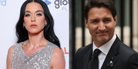 Katy Perry e Justin Trudeau aumentam rumores de romance com flagra em iate  Foto: Mike Marsland/WireImage; Hollie Adams/Getty Images