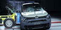 Citroën Basalt no crash test do Latin NCAP  Foto: Latin NCAP/Divulgação