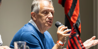 Bap, presidente do Flamengo, entrou em rota de colisão com o Palmeiras em relação à Libra  Foto: Mariana Sá/Flamengo