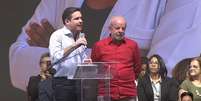 Motta é vaiado em evento e Lula se aproxima para diminuir protestos  Foto: Reprodução/YouTube