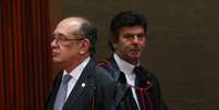 Os ministros do STF Gilmar Mendes e Luiz Fux discutiram no STF  Foto: André Dusek/Estadão / Estadão