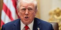 Donald Trump durante reunião de gabinete na Casa Branca, em 9 de outubro de 2025.  Foto: REUTERS - Evelyn Hockstein / RFI