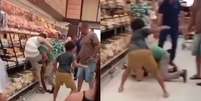 Caso ocorreu dentro de um supermercado em Aparecida de Goiânia (GO)  Foto: Reprodução/@sobrevarejos/X