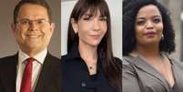 Agora no SBT News, Sidney Rezende, Amanda Klein e Basília Rodrigues são nomes fortes do jornalismo político   Foto: Reproduções