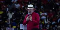 Lula durante encontro com cursinhos populares  Foto: RODILEI MORAIS/FOTOARENA / Estadão