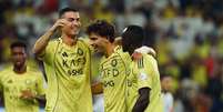 -  Foto: Divulgação/Al-Nassr - Legenda: Cristiano Ronaldo anotou o 1000º da carreira contra o Al-Fatah, pelo Campeonato Saudita / Jogada10