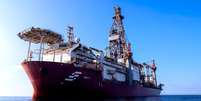 Navio-sonda NS-42, da Petrobras, foi usado em simulações no Amapá  Foto: Petrobras/Divulgação / BBC News Brasil