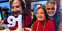 Glória Menezes comemora 91 anos em festa íntima com familiares  Foto: Reprodução/Instagram