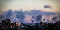 Israel atacou Gaza apesar do cessar-fogo neste domingo, 19  Foto: Ali Jadallah/Anadolu via Getty Images