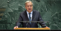 António Guterres acredita que não será possível conter aumento do nível de temperatura global  Foto: Michael M. Santiago/Getty Images