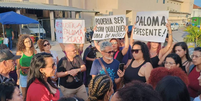 Mulheres, familiares e amigos de Paloma se uniram em um ato por justi&ccedil;a  Foto: Reprodu&ccedil;&atilde;o/FMPE