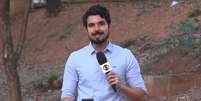 Danilo Girundi em matéria externa na Globo: vida nova após 10 anos na Globo  Foto: Reprodução/@dgirundi