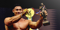 O brasileiro Ramon Dino venceu uma das principais categorias do Mr. Olympia  Foto: Reprodução/Instagram