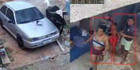 Boi descontrolado invade casa, destr&oacute;i carro e assusta moradores no interior do Cear&aacute;  Foto: Reprodu&ccedil;&atilde;o/X