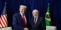 Lula e Trump na Mal&aacute;sia  Foto: Ricardo Stuckert / PR