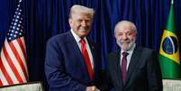 Lula e Trump se reuniram no último domingo, 26, enquanto cumprem agenda na Ásia  Foto: Ricardo Stuckert/PR