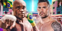 Anderson Silva e Chris Weidman t&ecirc;m luta marcada em 14 de novembro  Foto: Divulga&ccedil;&atilde;o