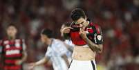 Pedro em jogo do Flamengo contra o Racing  Foto: MARCELO DE JESUS/MDJPHOTOS/ESTADÃO CONTEÚDO