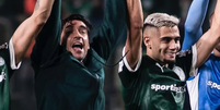 Para final de 2025 da Libertadores, Palmeiras e Flamengo repetirão nomes de 2021: Abel (esq.) continua pelo Verdão, enquanto Andreas Pereira (dir.) vestia camisa do Rubro-Negro   Foto: Reprodução/Instagram @andreaspereira