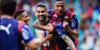 Bahia leva a melhor sobre o Bragantino na Fonte Nova, graças aos gols de Willian José na etapa final –  Foto: Rafael Rodrigues/EC Bahia / Jogada10