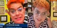 A professora Jacqueline Muniz em participações na TV: tentativa de ridicularização ao ligada ao jornalismo da Globo e GloboNews  Foto: Reprodução