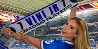 Virginia vai ao Santiago Bernabeu para assistir a jogo de Vini Jr pelo Real Madrid  Foto: Reprodução/Instagram