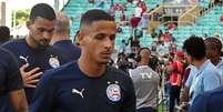 Luciano Juba, lateral do Bahia, antes do confronto contra o RB Bragantino, no domingo, 2, pelo Brasileirão  Foto: WALMIR CIRNE/AGIF - AGÊNCIA DE FOTOGRAFIA/ESTADÃO CONTEÚDO