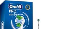 Oral-B PRO Series 1+, Escova de Dentes Elétrica, Cabeça Redonda, Cabo Ergonômico, 3 refis Precision Clean, Preta Foto: