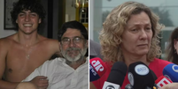'Meu irmão não é monstro', diz filha de Paulo Frateschi, morto pelo filho / Reprodução: Redes Sociais e TV Globo Foto: Mais Novela