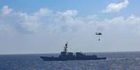 Destróier USS Stockdale (DDG 106) no Mar do Caribe, em 29 de setembro de 2025 Foto: U.S. Navy via Getty Images / BBC News Brasil