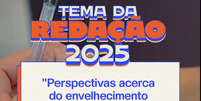Tema da Redação do Enem 2025  Foto: Reprodução/X