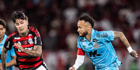 Neymar teve atuação discreta contra o Flamengo  Foto: Raul Baretta/SFC