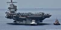 USS Gerald R. Ford comporta mais de 75 aviões e tem mais de 5 mil homens a bordo  Foto: DW / Deutsche Welle