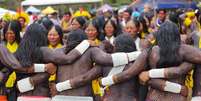 O Acampamento Terra Livre (ATL), a maior assembleia dos povos e organiza&ccedil;&otilde;es ind&iacute;genas do Brasil: na Amaz&ocirc;nia Legal maioria vive fora de &aacute;reas demarcadas  Foto: Fabio Rodrigues-Pozzebom/Ag&ecirc;ncia Brasil / Estad&atilde;o