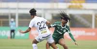 Veja lance do duelo entre Santos e Palmeiras pelo Paulist&atilde;o feminino  Foto: Alex Silva/Especial para o Terra