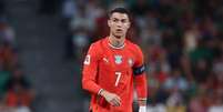 Cristiano Ronaldo (Portugal) durante jogo contra a Hungria, no dia 15.10.2025 Foto: PRESSINPHOTO Sports Agency / Alamy