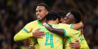 Brasil comemorou bastante a vitória contra Senegal  Foto: ( Getty Images) / Sportbuzz